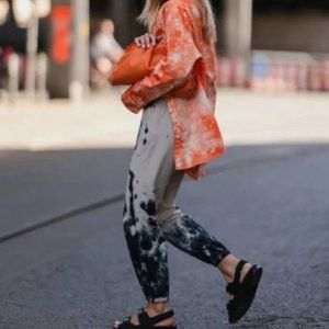 ZARA Acid wash tie dye pants jogger bloggers Favorite
